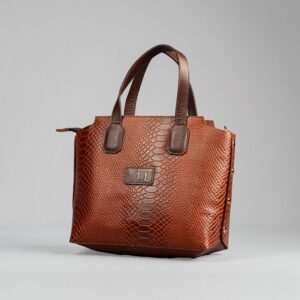 Bolso de cuero para mujer - Arena